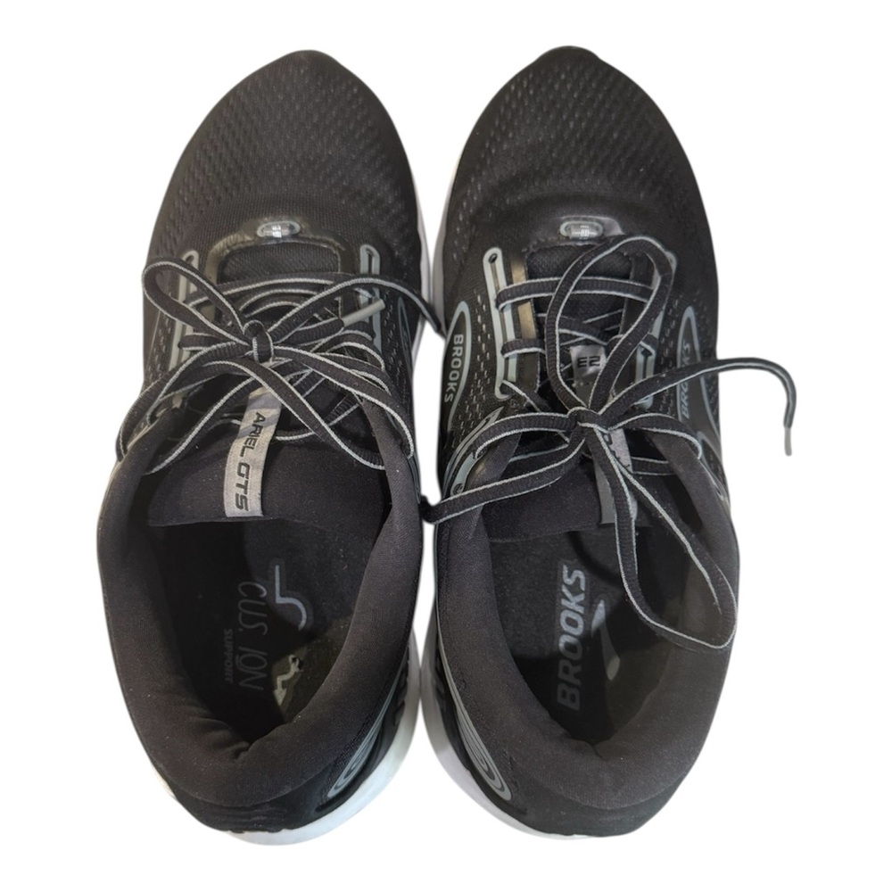 Brooks Ariel GTS 23 Running Shoes Black Gray White Sz 11 Stability - Picture 5 of 11